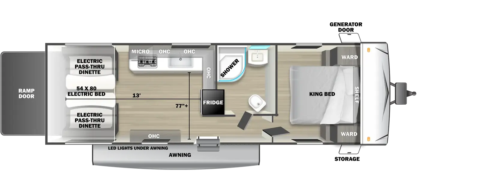 2550SRX Floorplan Image